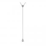 Pandora ékszer Geometriai elegancia Y ezüst nyaklánc 398504C01-60