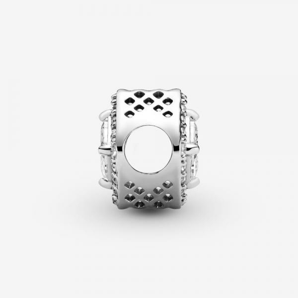 Pandora ékszer Geometrikus ragyogás ezüst charm 796206CZ