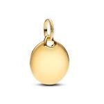 Pandora ékszer Gravírozható kör shine függő charm 368610C00