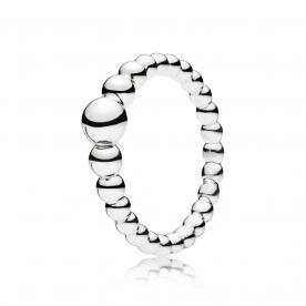 Pandora ékszer Gyöngyök sora ezüst gyűrű 