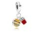 Pandora ékszer Hamburger és sültkrumpli charm 797211ENMX