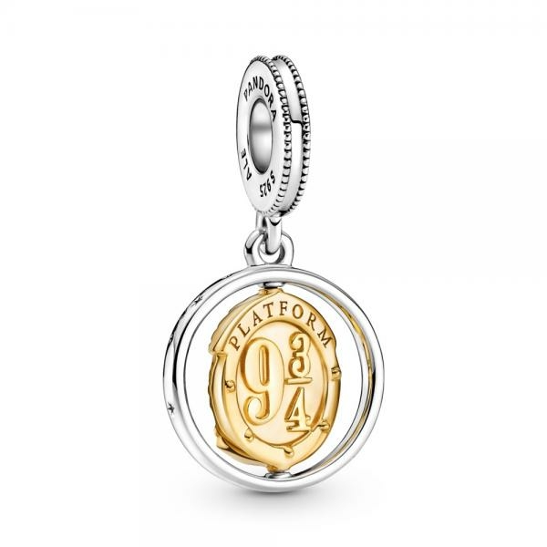 Pandora ékszer Harry Potter vasútállomás kéttónusú charm 760035C00