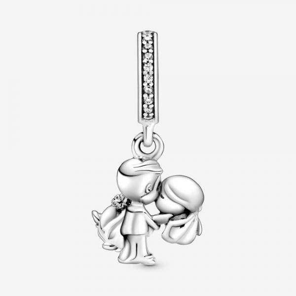 Pandora ékszer Házaspár függő ezüst charm 798896C01