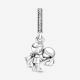 Pandora ékszer Házaspár függő ezüst charm 798896C01