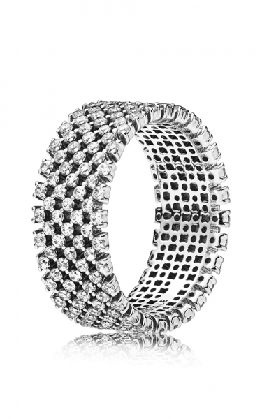 Pandora ékszer Heraldic check ezüst gyűrű 
