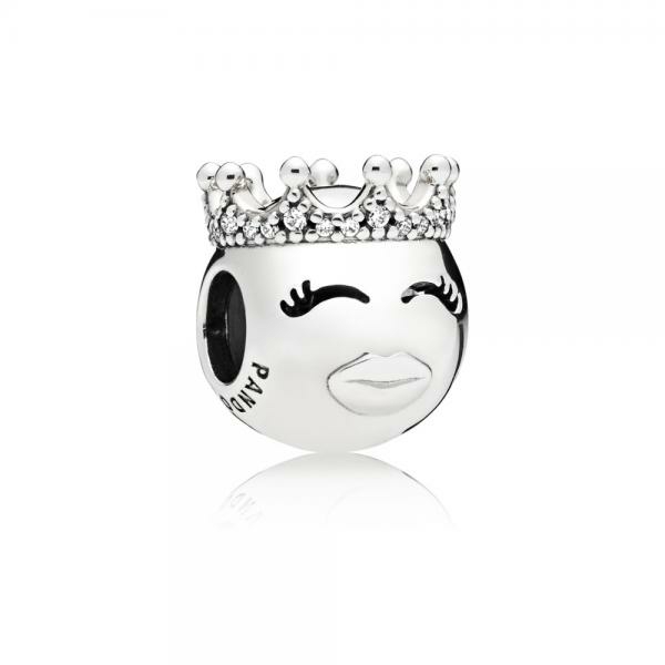 Pandora ékszer Hercegnő koronával ezüst charm 797143CZ