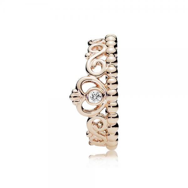 Pandora ékszer Hercegnői tiara rozé ezüst gyűrű 