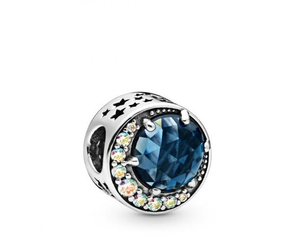 Pandora ékszer Hold és éjszakai égbolt ezüst charm 798524C01