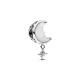 Pandora ékszer Hold és északi csillag ezüst charm 793594C01