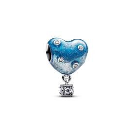 Pandora ékszer Hőlégballon szív ezüst charm 793595C01