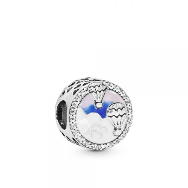Pandora ékszer Hőlégballon utazás ezüst charm 798061CZ