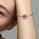 Pandora ékszer Igazi piros örökkévalóság körök ezüst charm 790065C01