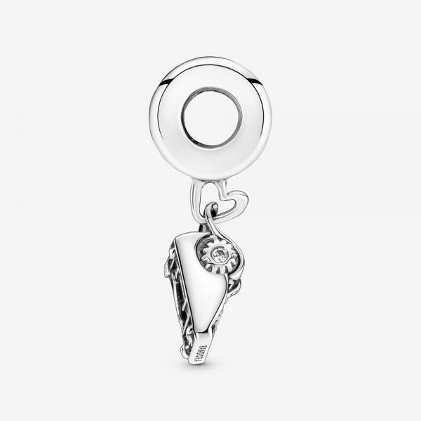 Pandora ékszer Írógép függő ezüst charm 790069C01