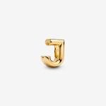 Pandora ékszer J betű shine charm 763956C00