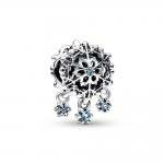 Pandora ékszer Jeges hópehely csepp ezüst charm 792367C01