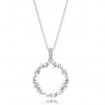Pandora ékszer Jégszilánk ezüst nyaklánc 397546CZ-45