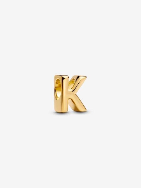 Pandora ékszer K betű shine charm 763957C00