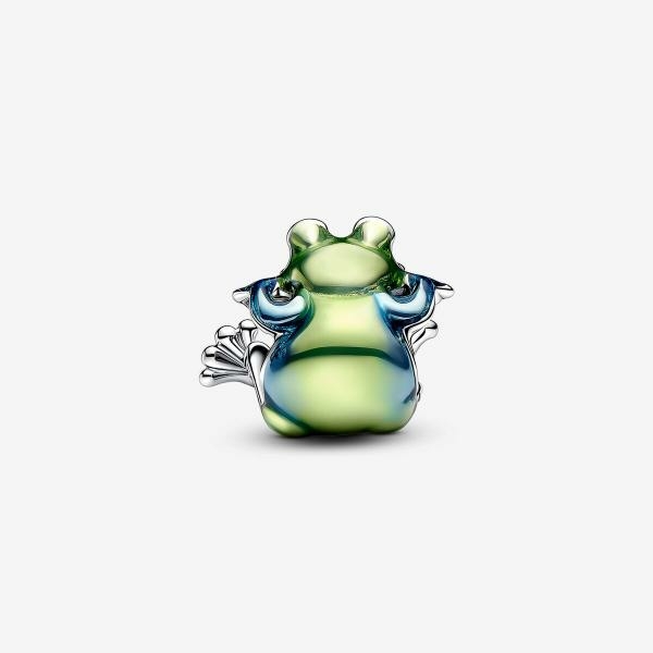 Pandora ékszer Kapaszkodó béka ezüst charm 793342C01