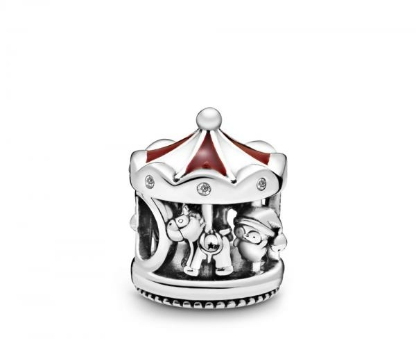 Pandora ékszer Karácsonyi körhinta ezüst charm 798435C01