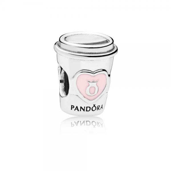 Pandora ékszer Kávé elvitelre ezüst charm 797185EN160