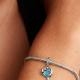Pandora ékszer Kék delfin muránói üveggel ezüst charm 793924C01
