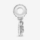 Pandora ékszer Kék égbolt félhold és csillagok függő charm 799216C01