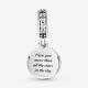 Pandora ékszer Kék égbolt félhold és csillagok függő charm 799216C01