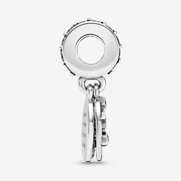 Pandora ékszer Kék égbolt félhold és csillagok függő charm 799216C01
