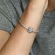Pandora ékszer Kék és áttetsző csillogás ezüst charm 798487C02