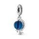 Pandora ékszer Kék földgömb függő ezüst charm 799430C01