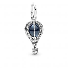 Pandora ékszer Kék hőlégballon ezüst charm 798064NMB