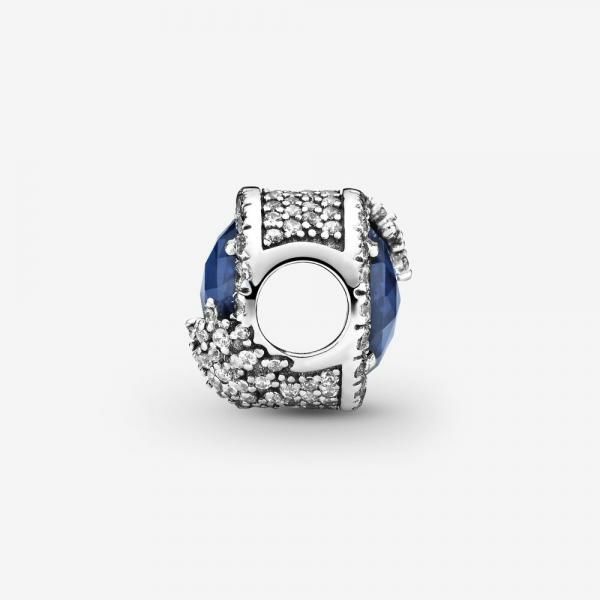 Pandora ékszer Kék káprázatos hópehely charm 796358NTB