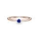 Pandora ékszer Kék solitaire rozé gyűrű 