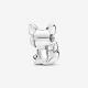 Pandora ékszer Kék szemű róka ezüst charm 799096C01