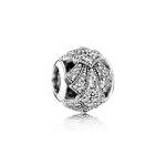 Pandora ékszer Keleti legyező ezüst charm 791906CZ