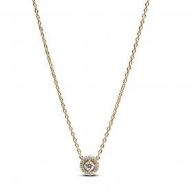 Pandora ékszer Kerek pávé köves shine nyaklánc 363548C01-45
