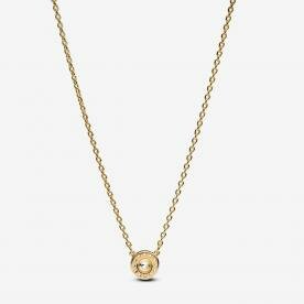 Pandora ékszer Kerek pávé köves shine nyaklánc 363548C01-45