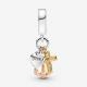 Pandora ékszer Kereszt szív horog tricolor charm 799354C01