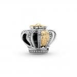 Pandora ékszer Kéttónusú korona charm 799340C00
