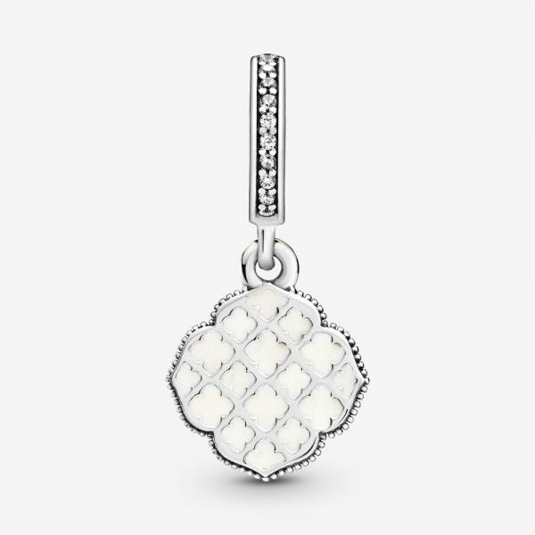 Pandora ékszer Kéttónusú rózsa függő charm 789373C01