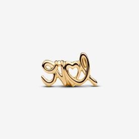 Pandora ékszer Kézzel írt LOVE shine charm 763055C00