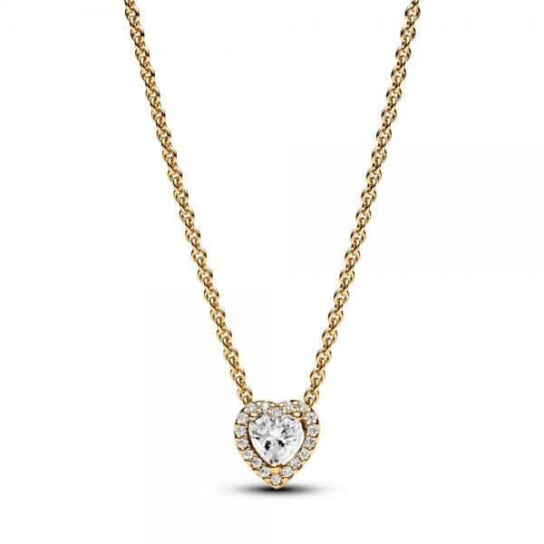Pandora ékszer Kiemelt szív shine nyaklánc 368425C01-45
