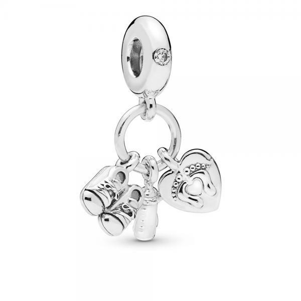 Pandora ékszer Kisbabám ezüst charm 798106CZ