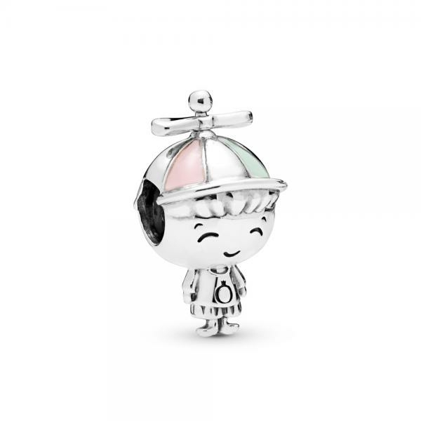 Pandora ékszer Kisfiú ezüst charm 798015ENMX