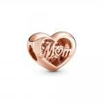 Pandora ékszer Köszönöm anya rozé ezüst charm 781451C00
