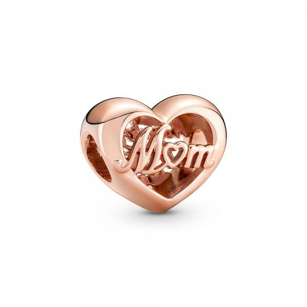 Pandora ékszer Köszönöm anya rozé ezüst charm 781451C00