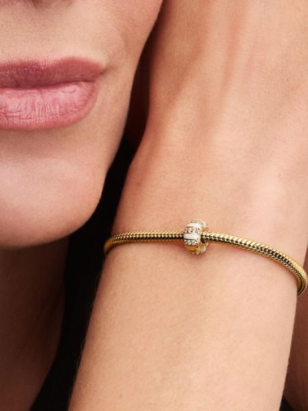 Pandora ékszer Kövek és tűzzománc shine klip 763785C01