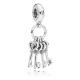 Pandora ékszer Kulcscsomó ezüst charm 797654NPMMX
