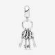 Pandora ékszer Kulcscsomó ezüst charm 797654NPMMX