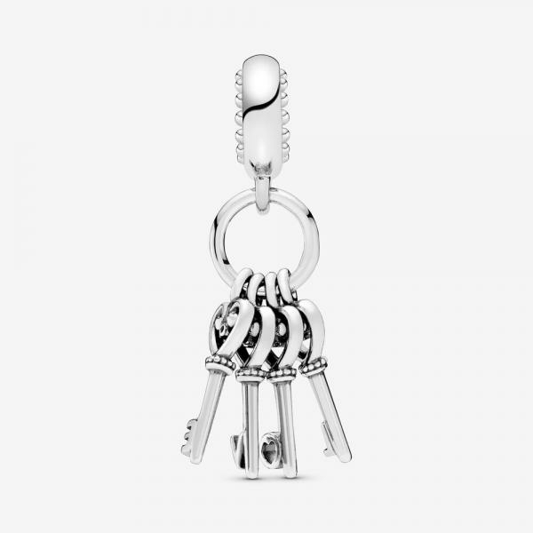 Pandora ékszer Kulcscsomó ezüst charm 797654NPMMX